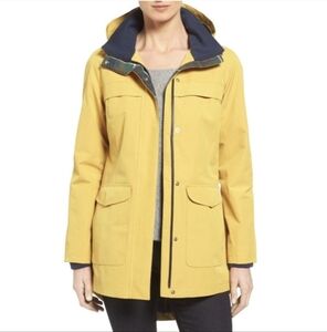 Pendleton Women's Yellow Raincoat with Plaid Lining 💛 Size Small